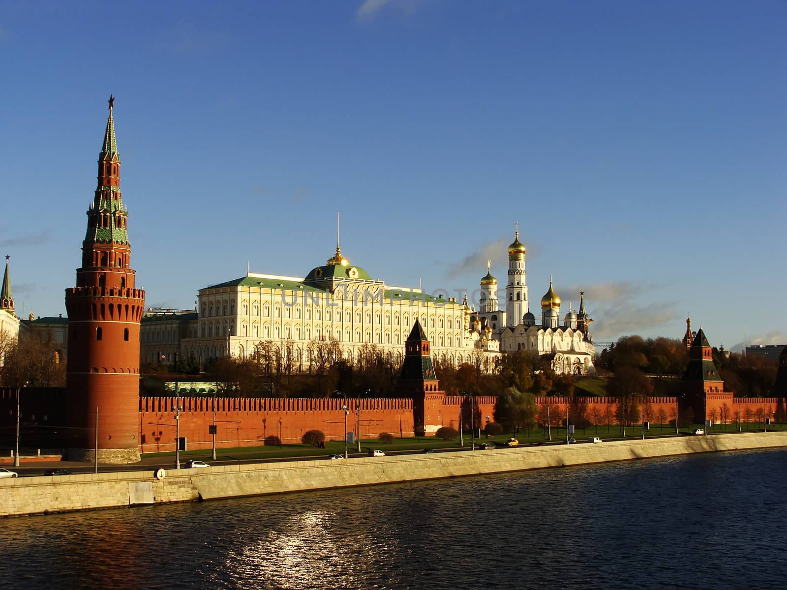 View of the Kremlin from Moscow river, Russia