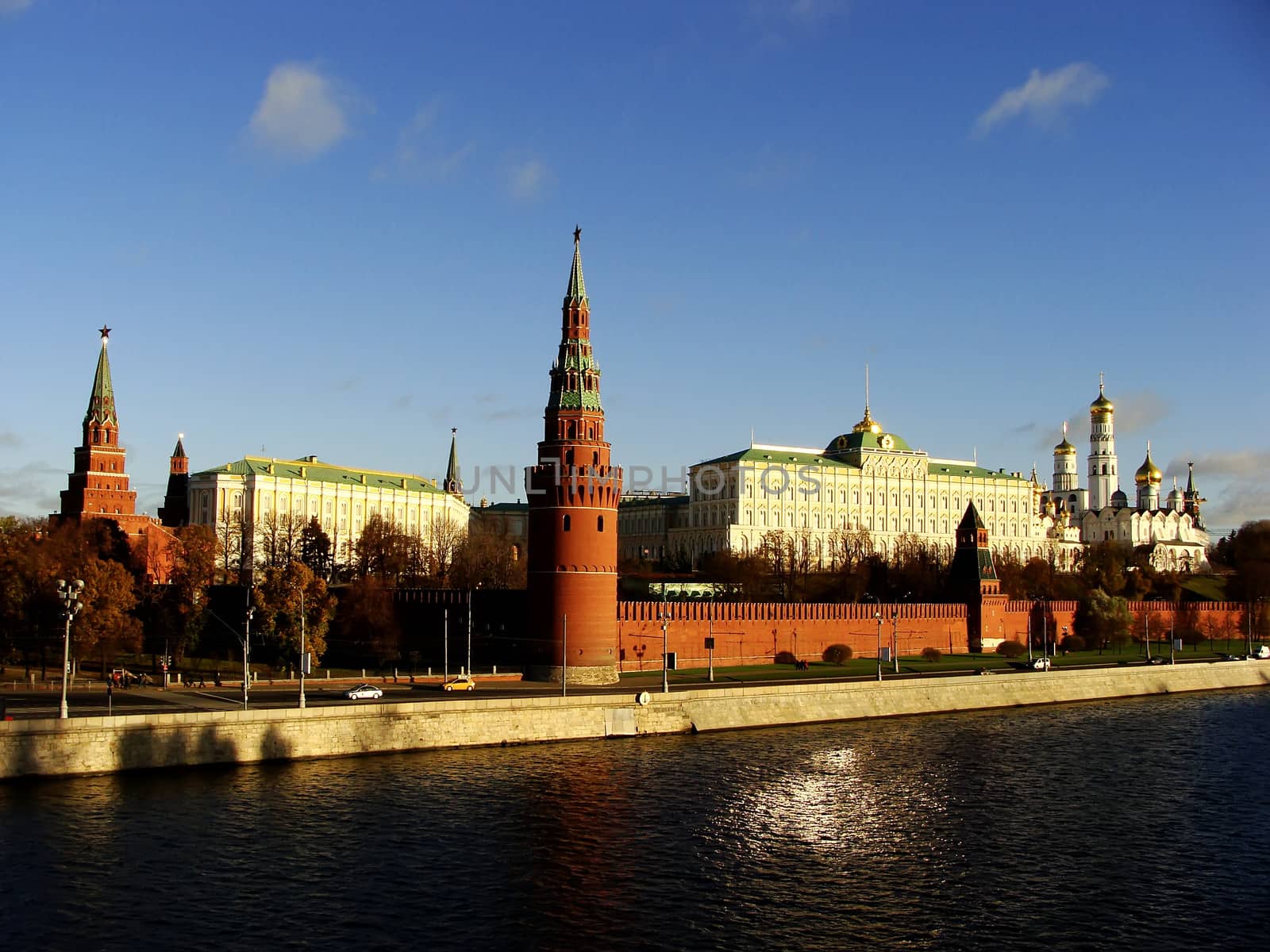 View of the Kremlin from Moscow river, Russia