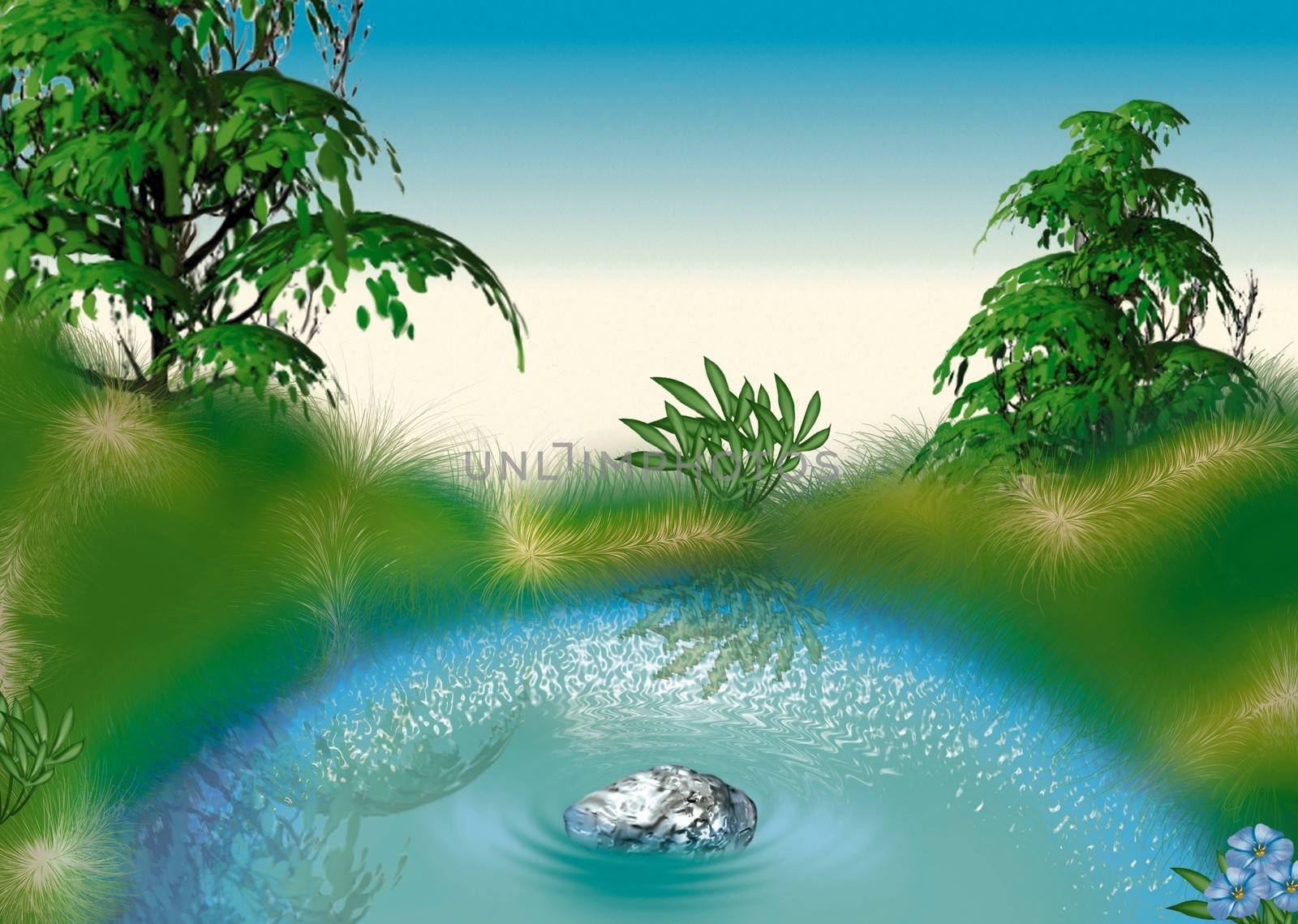 Small Pond by illustratorCZ