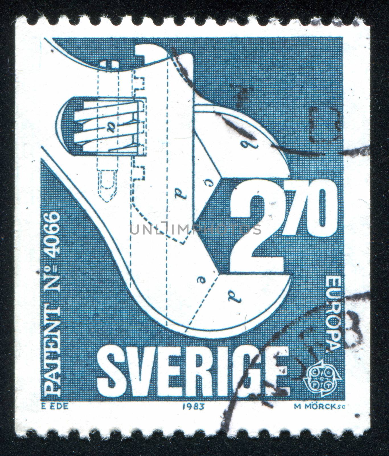 SWEDEN - CIRCA 1983: stamp printed by Sweden, shows Sliding-jaw wrench, circa 1983