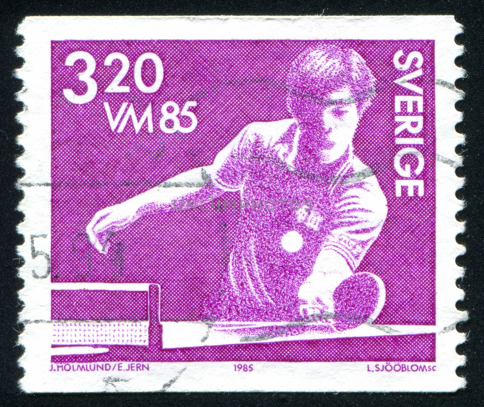 SWEDEN - CIRCA 1985: stamp printed by Sweden, shows tennis, circa 1985