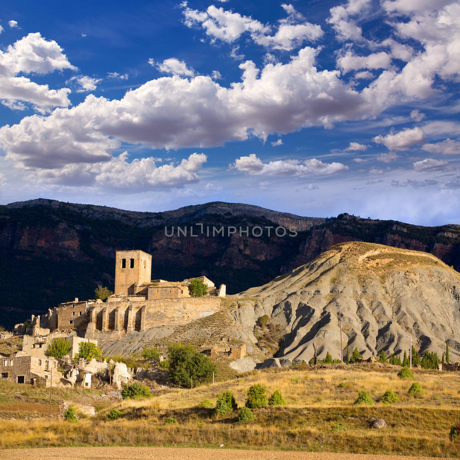 Esco in Huesca Aragon Pyrenees of Spain by lunamarina