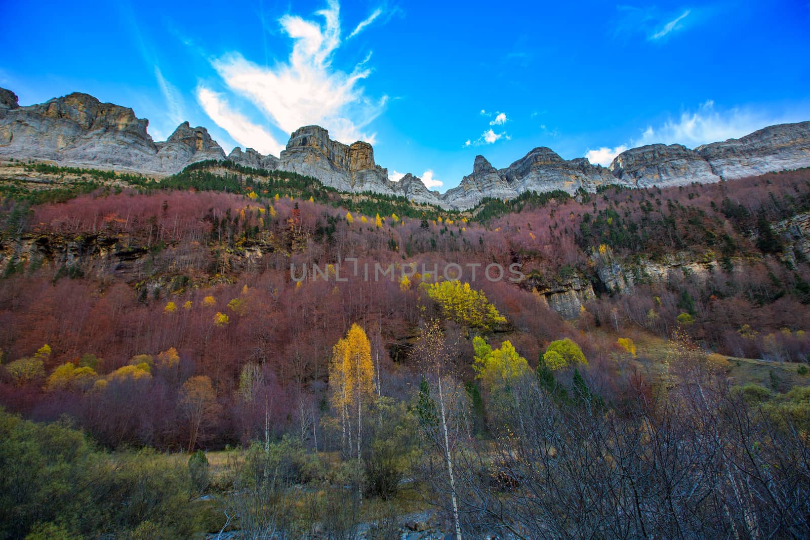 Faja de Pelay in Ordesa valley Pyrenees Huesca Spain by lunamarina