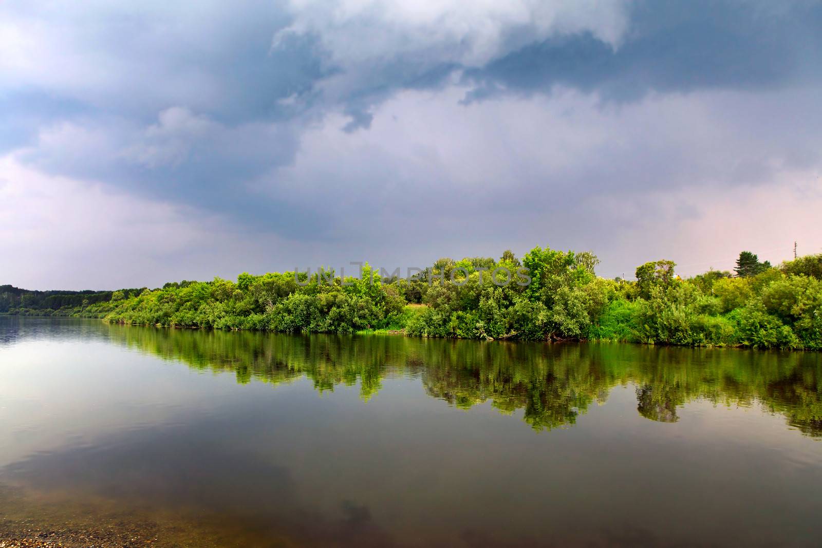 River Nature Landscape by sabphoto