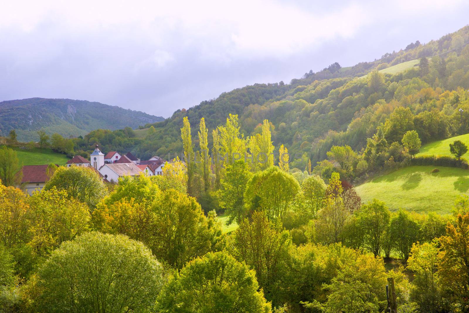 Aribe on Azcoa Valley of Pyrenees in Navarra Spain by lunamarina