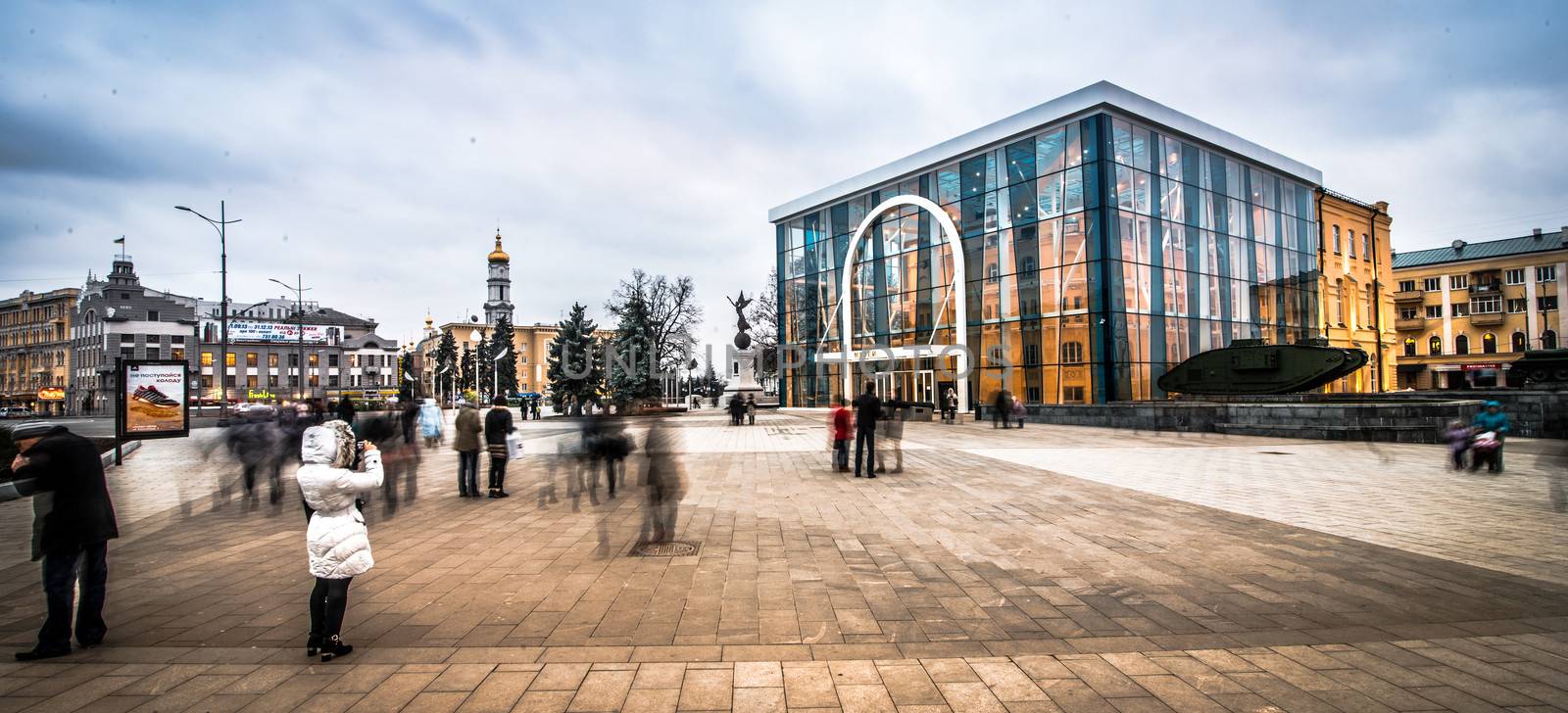 Constitution Square in Kharkiv by GekaSkr