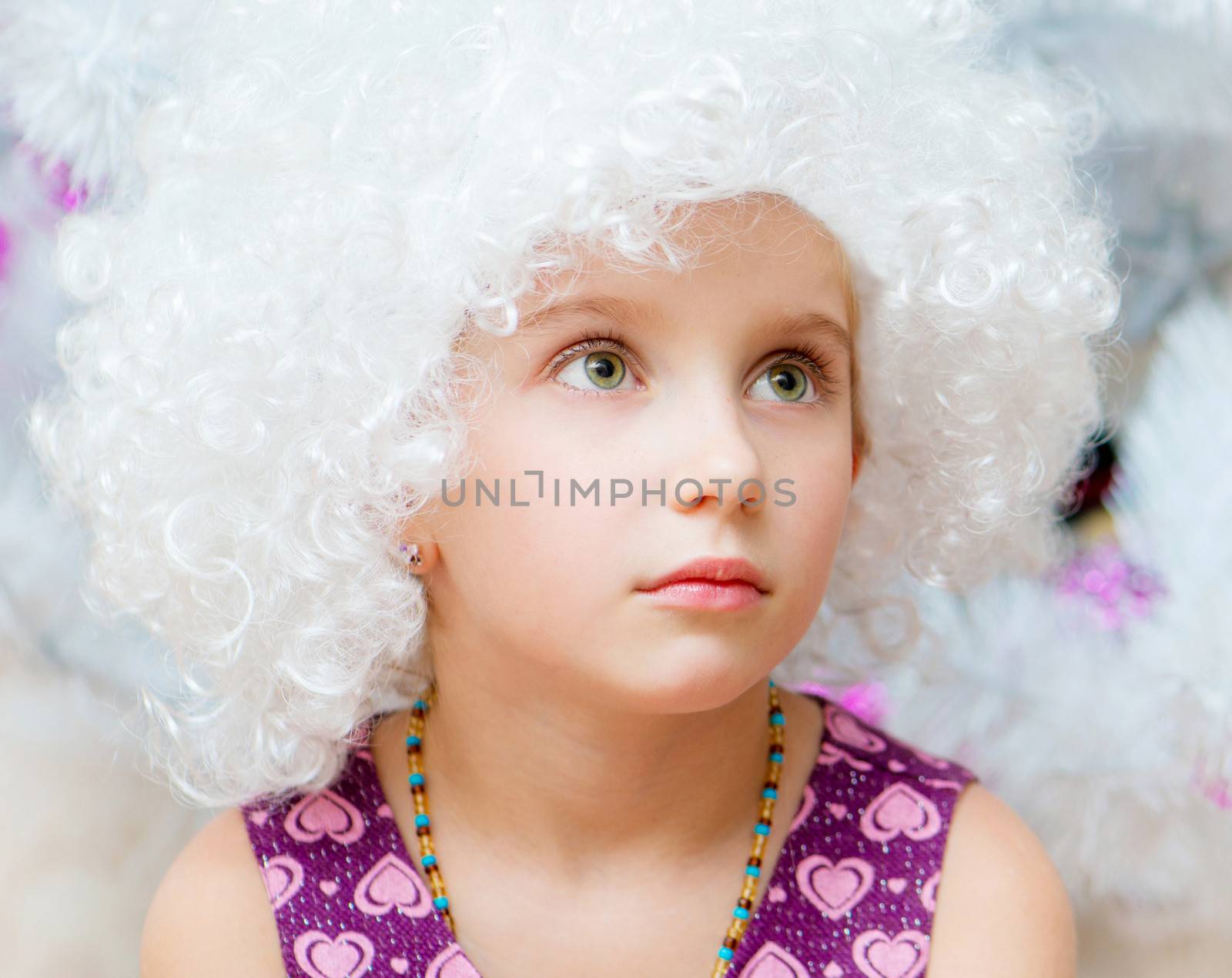 little girl in a wigs by GekaSkr