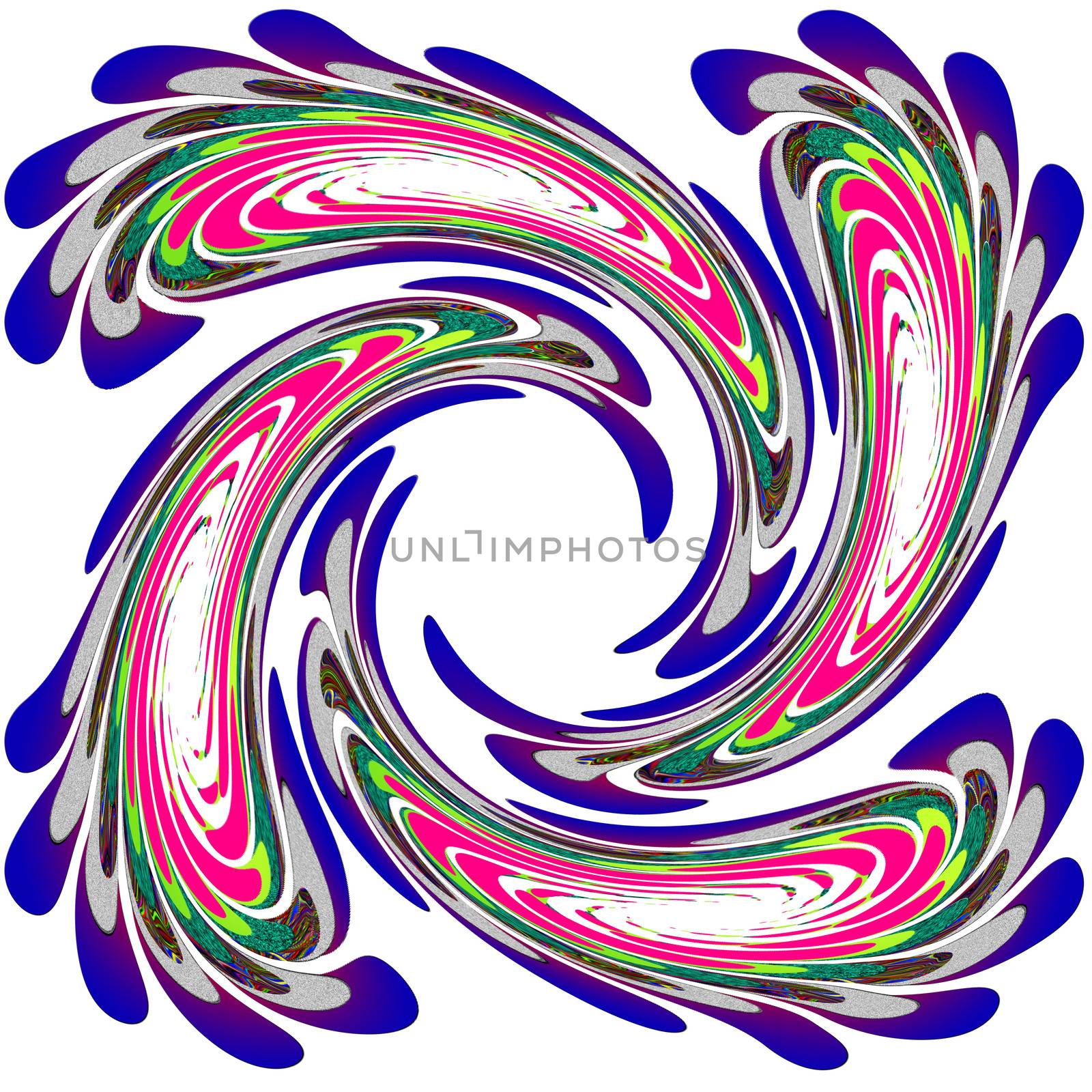 colourful swirl design by hicster