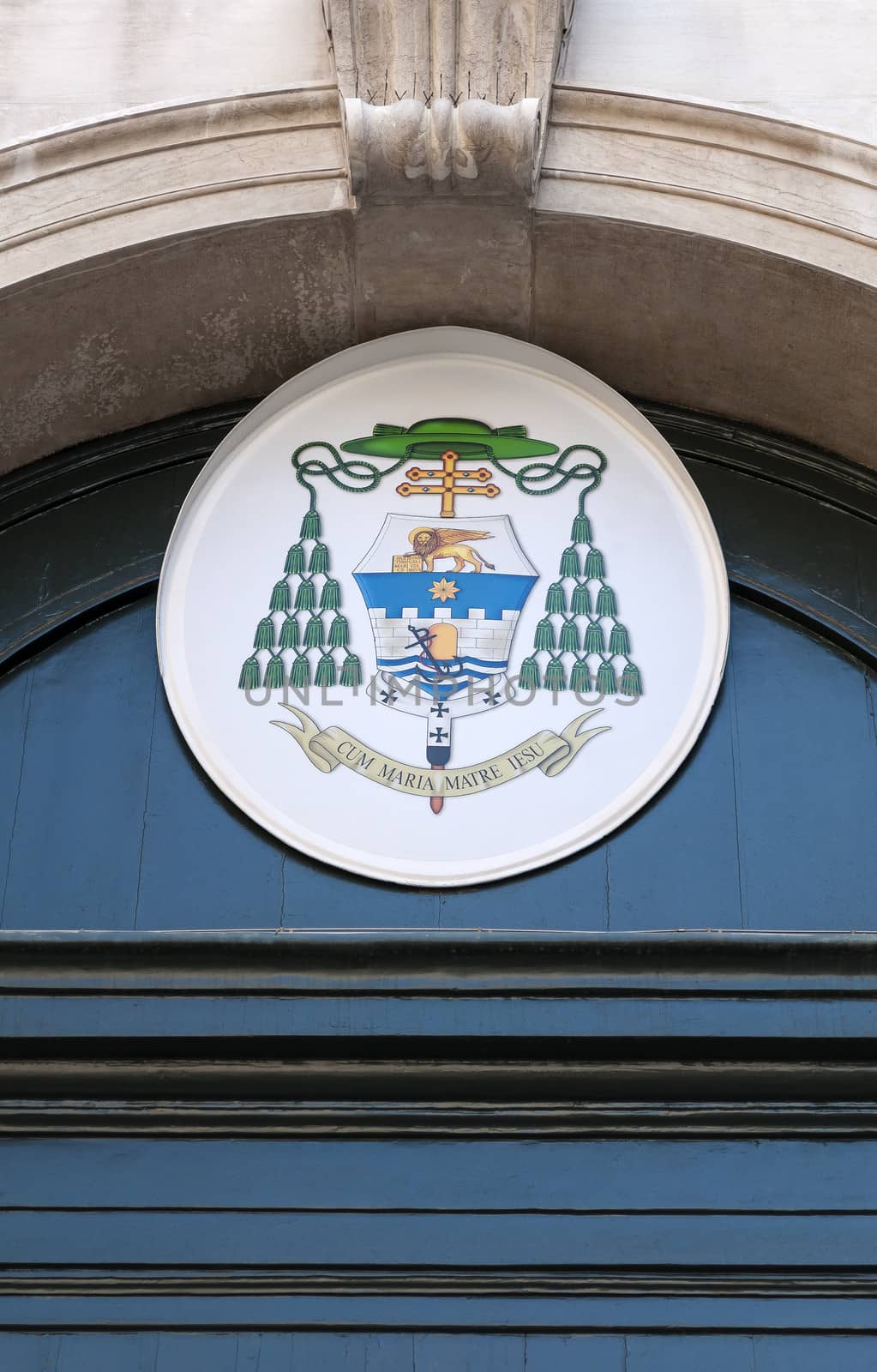 Coat of arms, City of Venice, Italy.