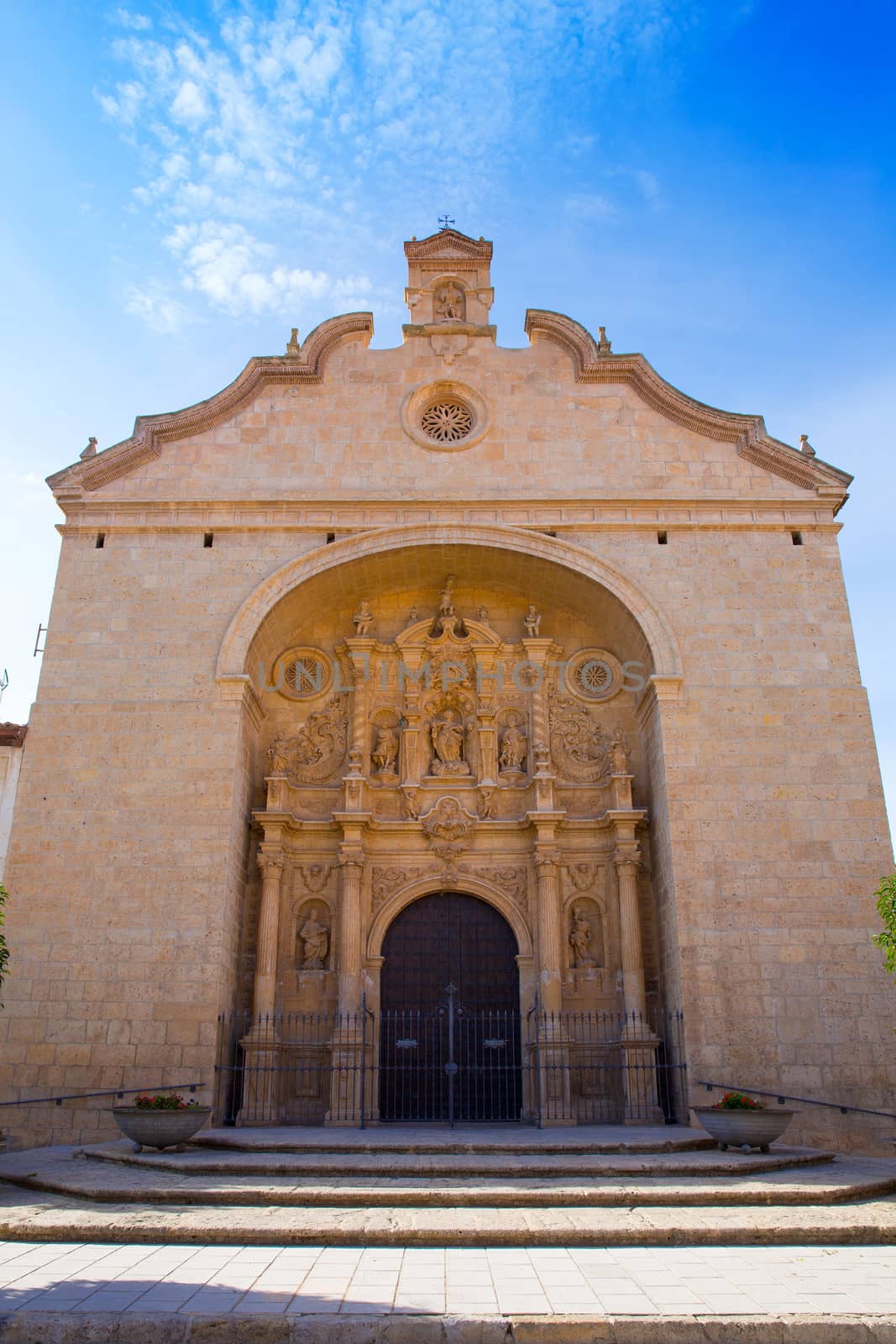 Calamocha Teruel church in Aragon at Spain