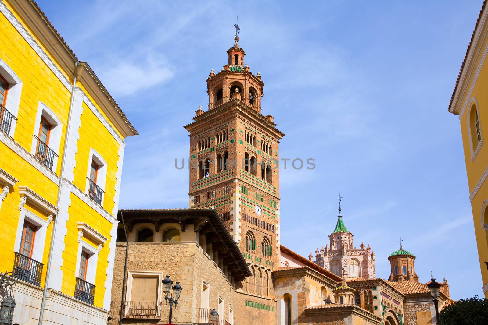 Aragon Teruel Cathedral and Ayuntamiento Town Hall Spain by lunamarina