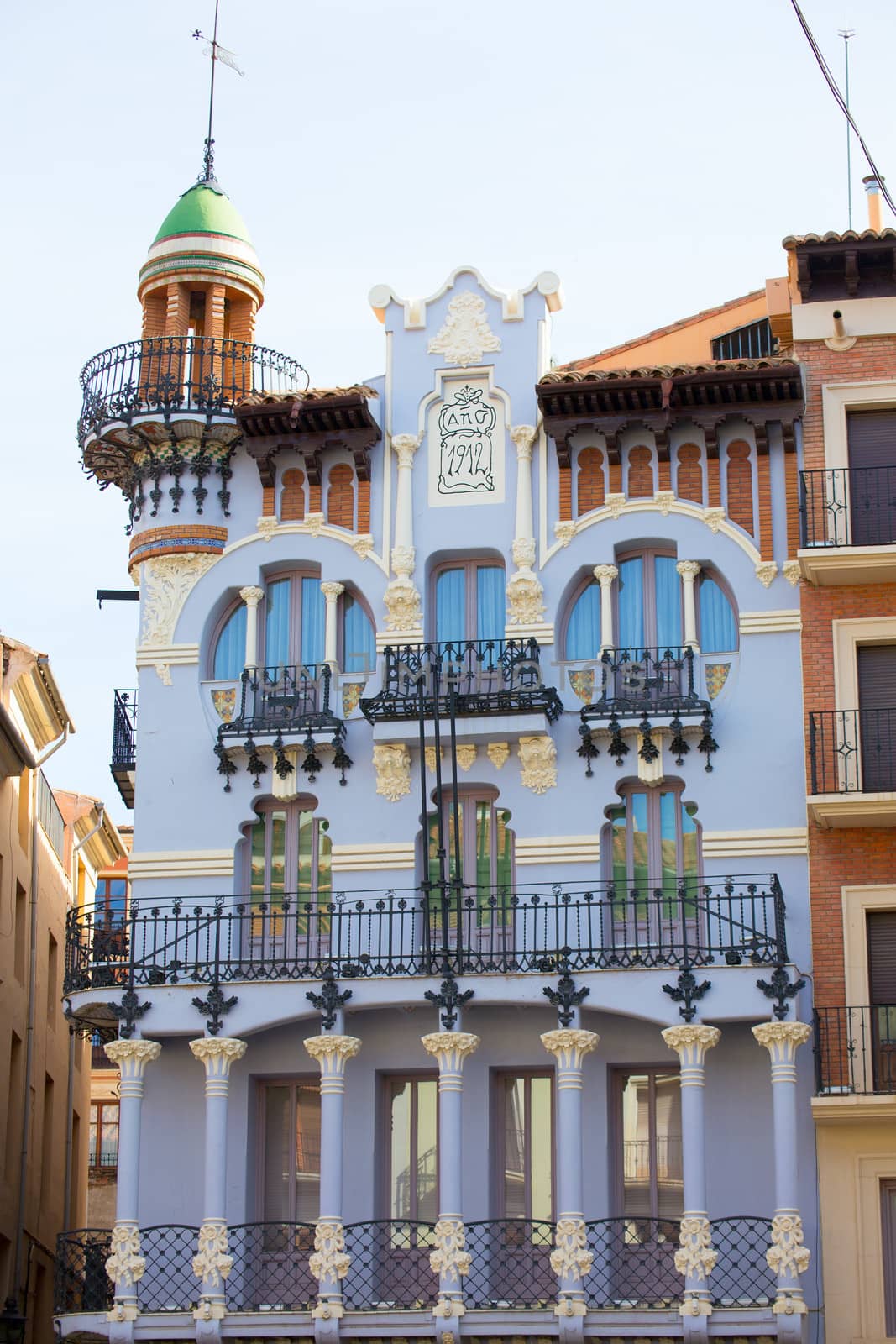 Aragon Teruel El Torico modernist building in Spain by lunamarina