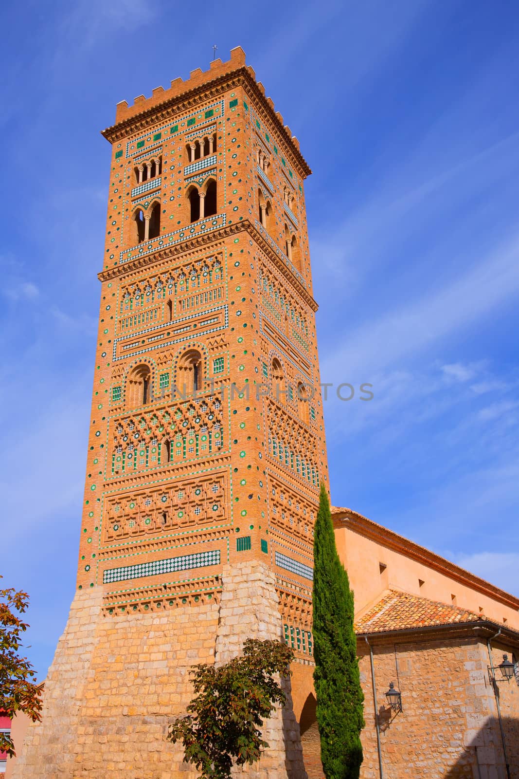 Aragon Teruel Torre de San Martin Mudejar UNESCO heritage in Spain