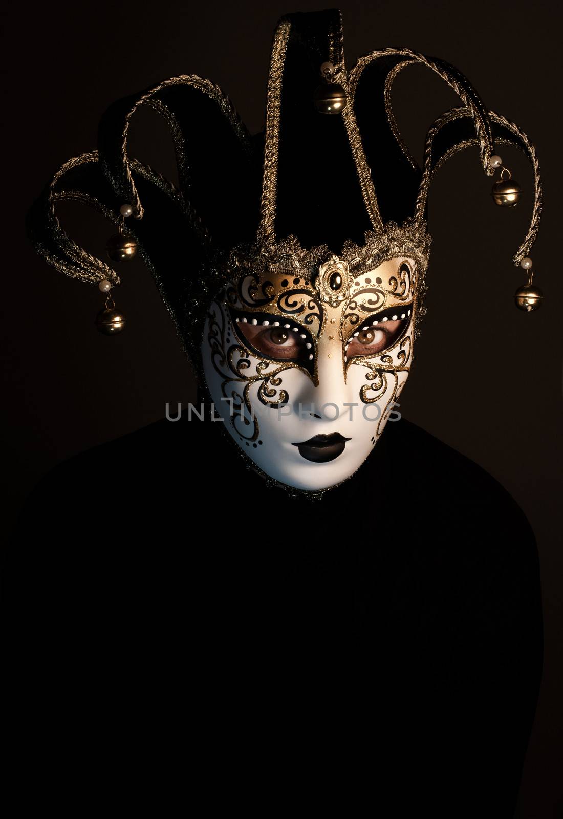 portrait with Venice mask