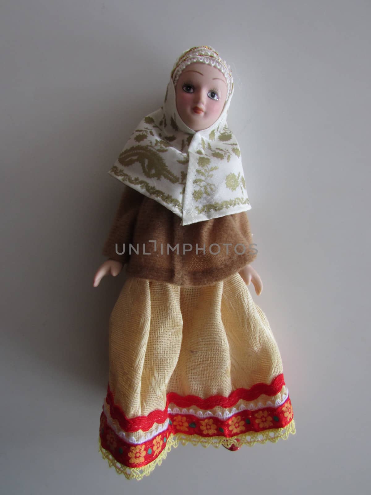 little doll in national costume