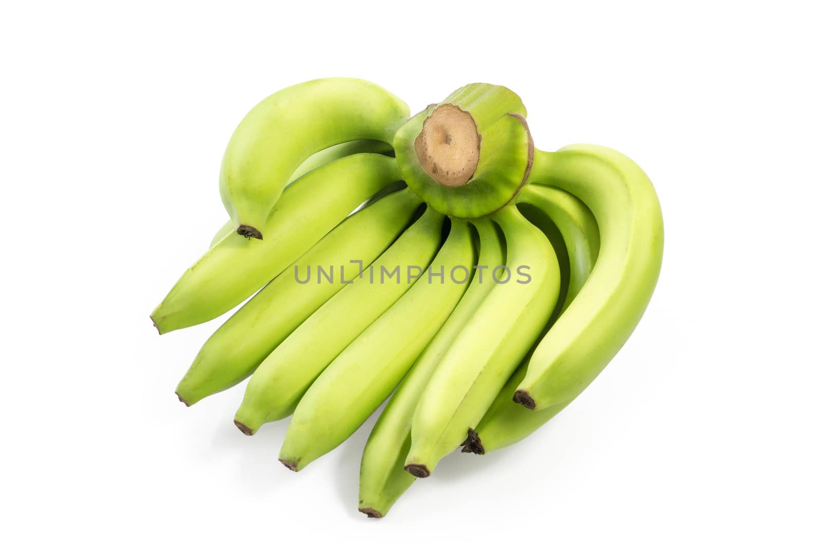 Bunch of bananas isolated on white background  by 9george