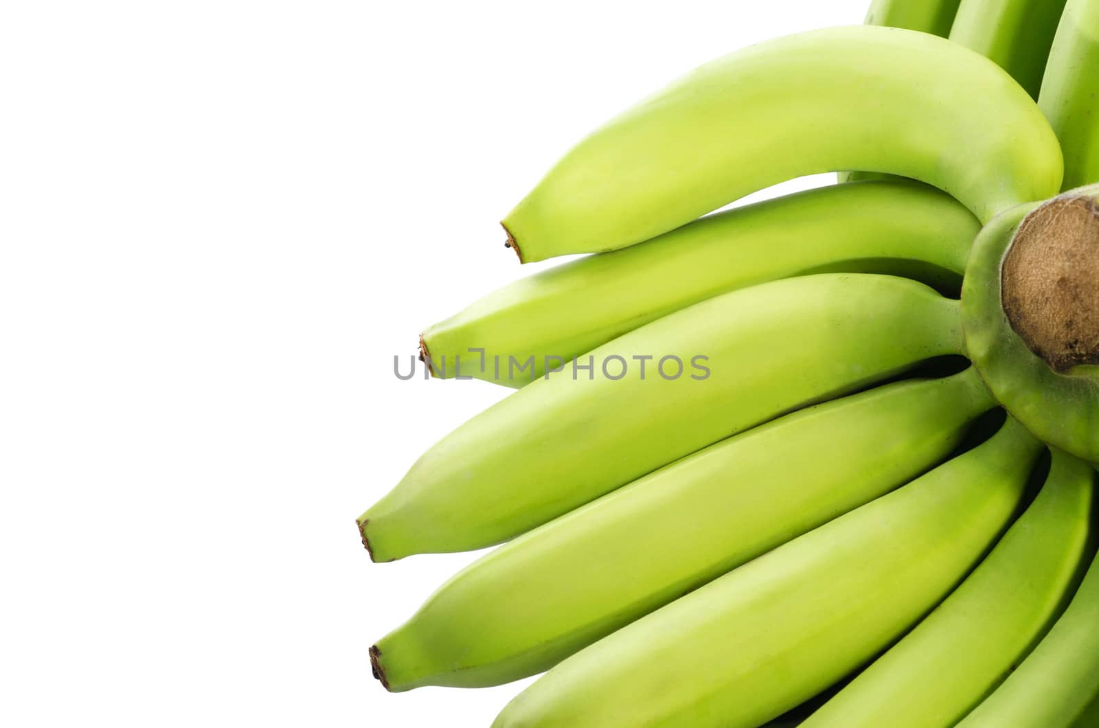 Bunch of bananas isolated on white background  by 9george