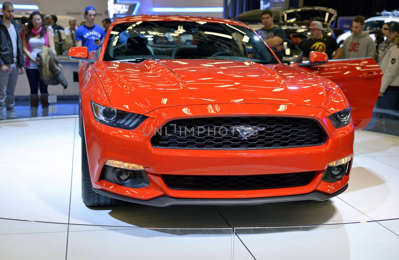 New Ford Mustang shown at The Montreal International Auto Show  at the Palais des Congres de Montreal 46th Edition