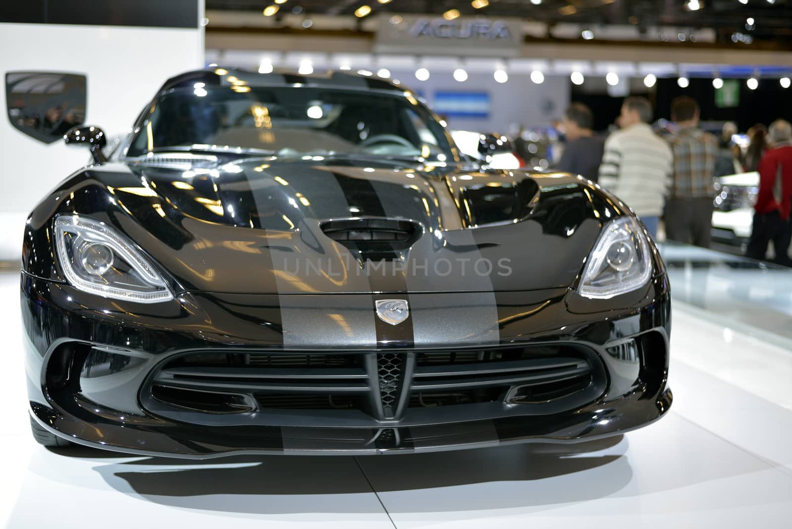 Dodge Viper SRT shown at The Montreal International Auto Show  at the Palais des Congres de Montreal 46th Edition