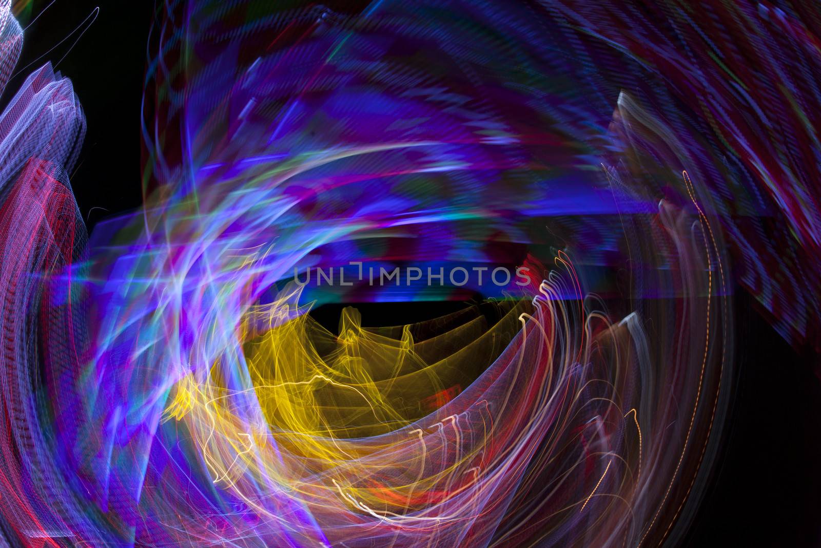 multicolored  blurry abstract  background with LED lights