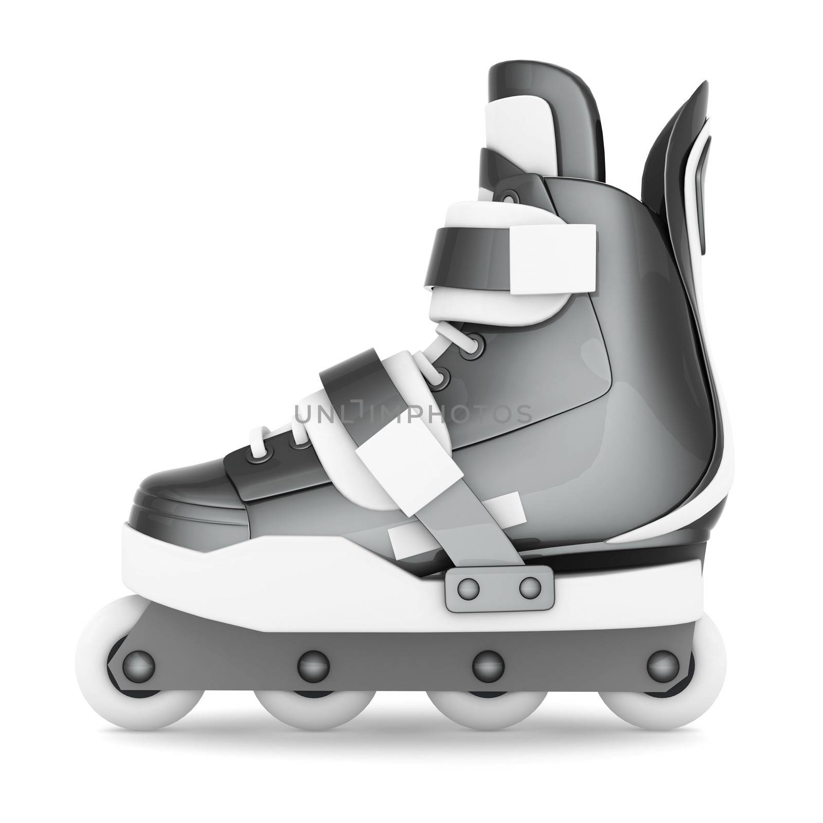 Roller skates isolated on white background