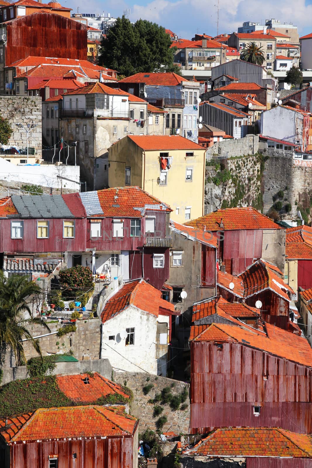 Portugal. Porto city. Old historical part of Porto