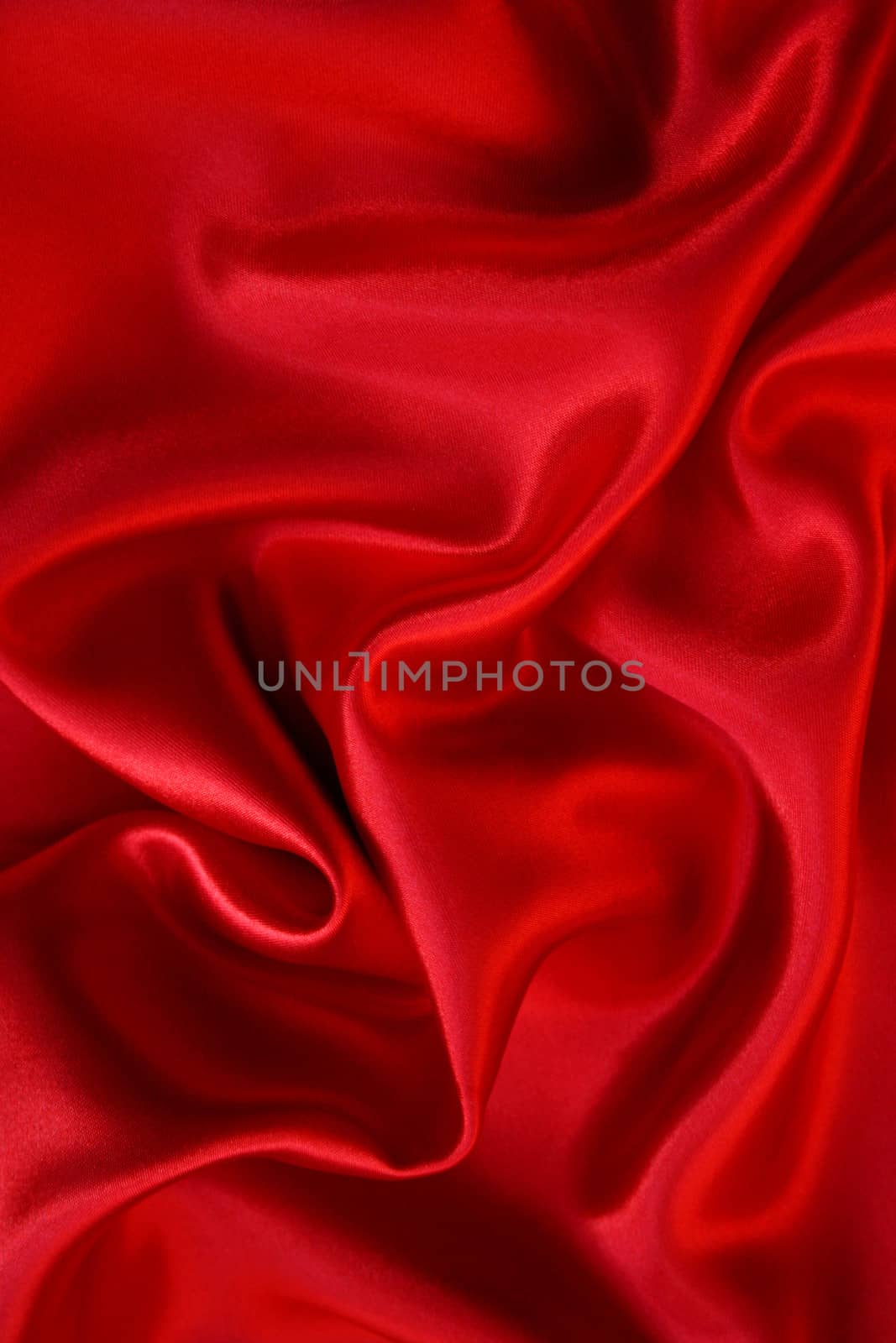 Smooth red silk can use as background