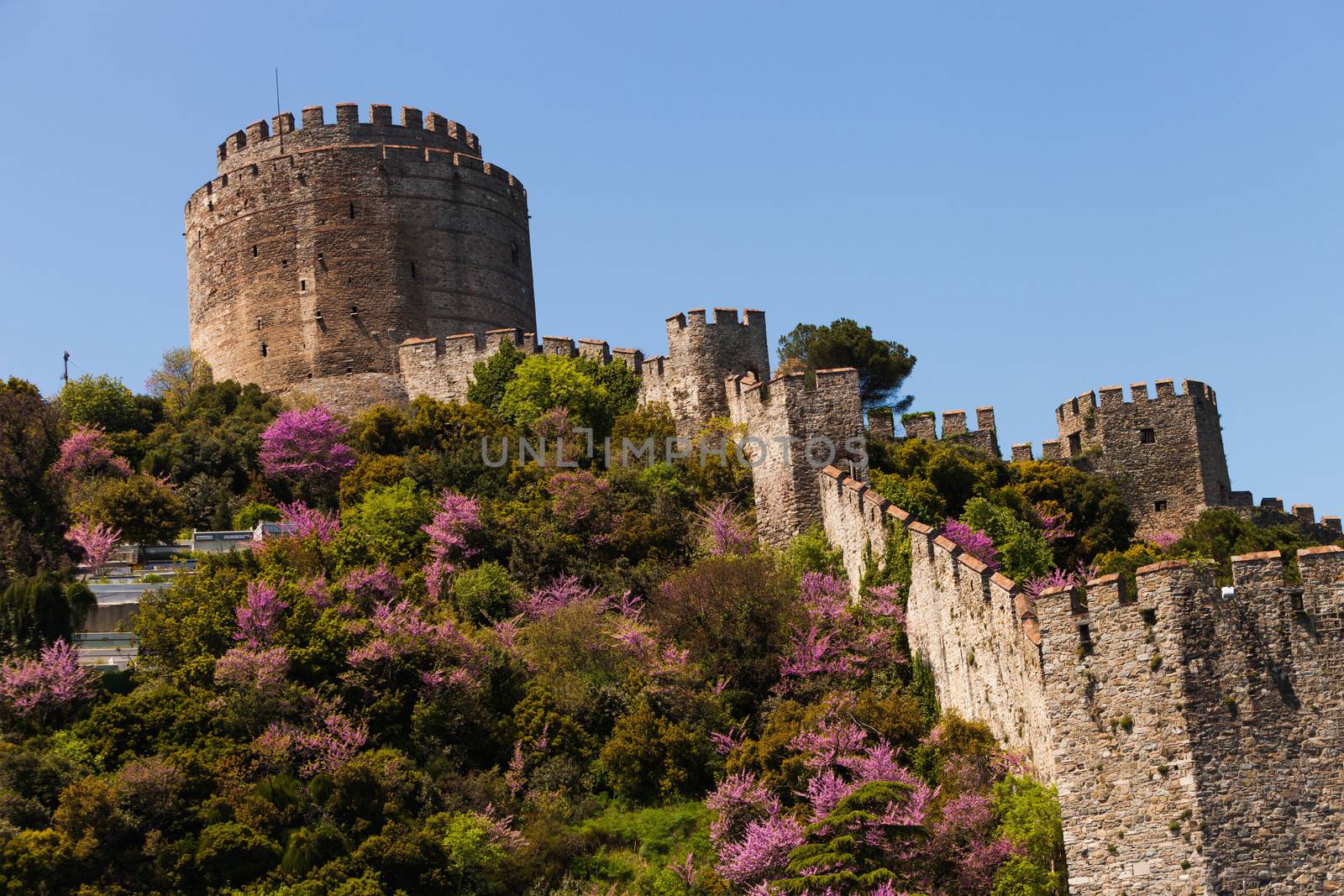 Rumelian Castle along the Bosphorus in istanbul