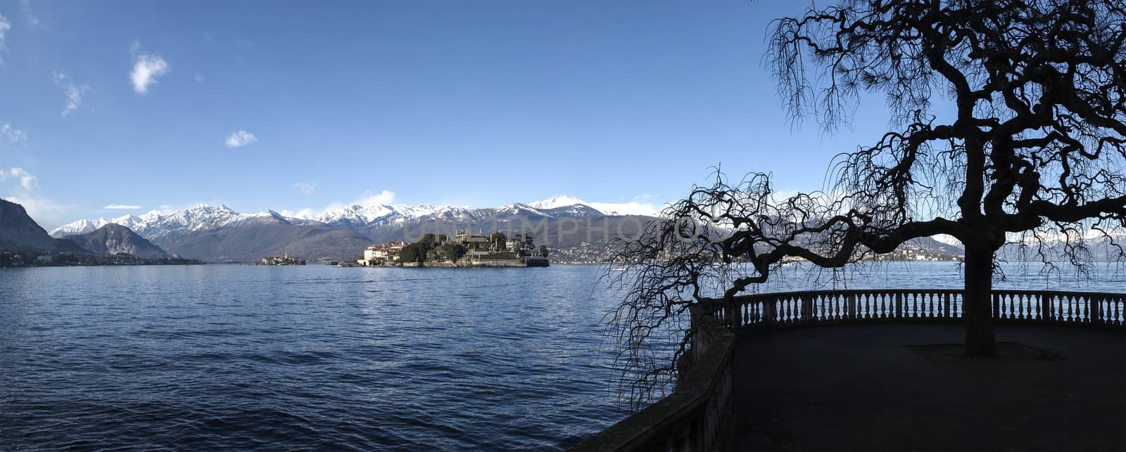 Isola Bella, panoramic view from Stresa, Piedmont - Italy