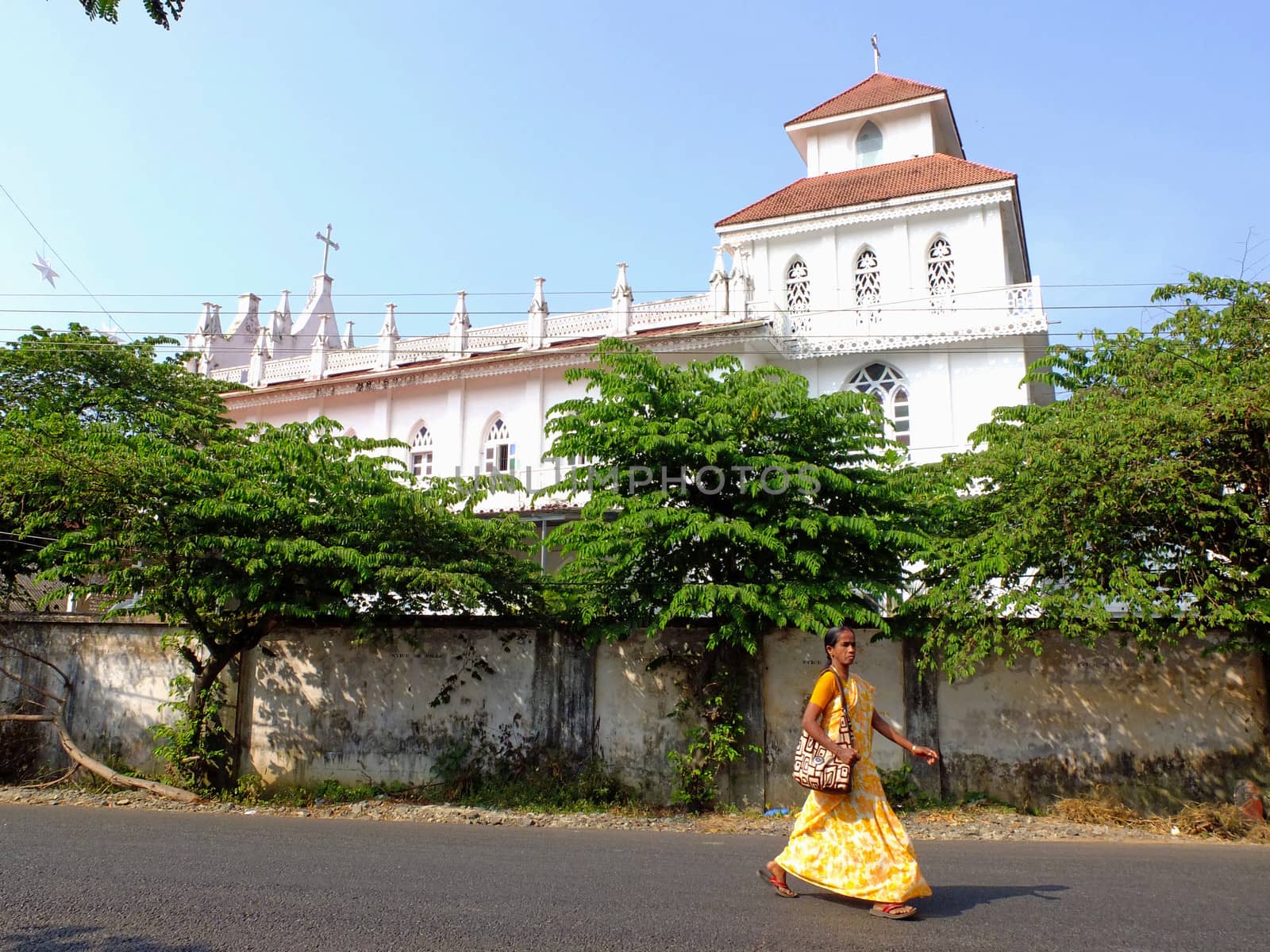 St Thomas orthodox church in Alappuzha, Kerala, India.