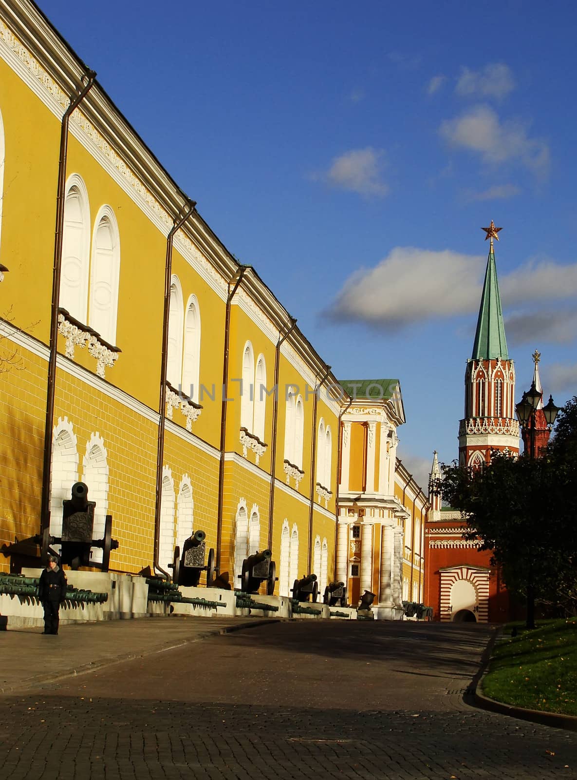 Kremlin Arsenal building, Moscow Kremlin Complex, Russia by donya_nedomam