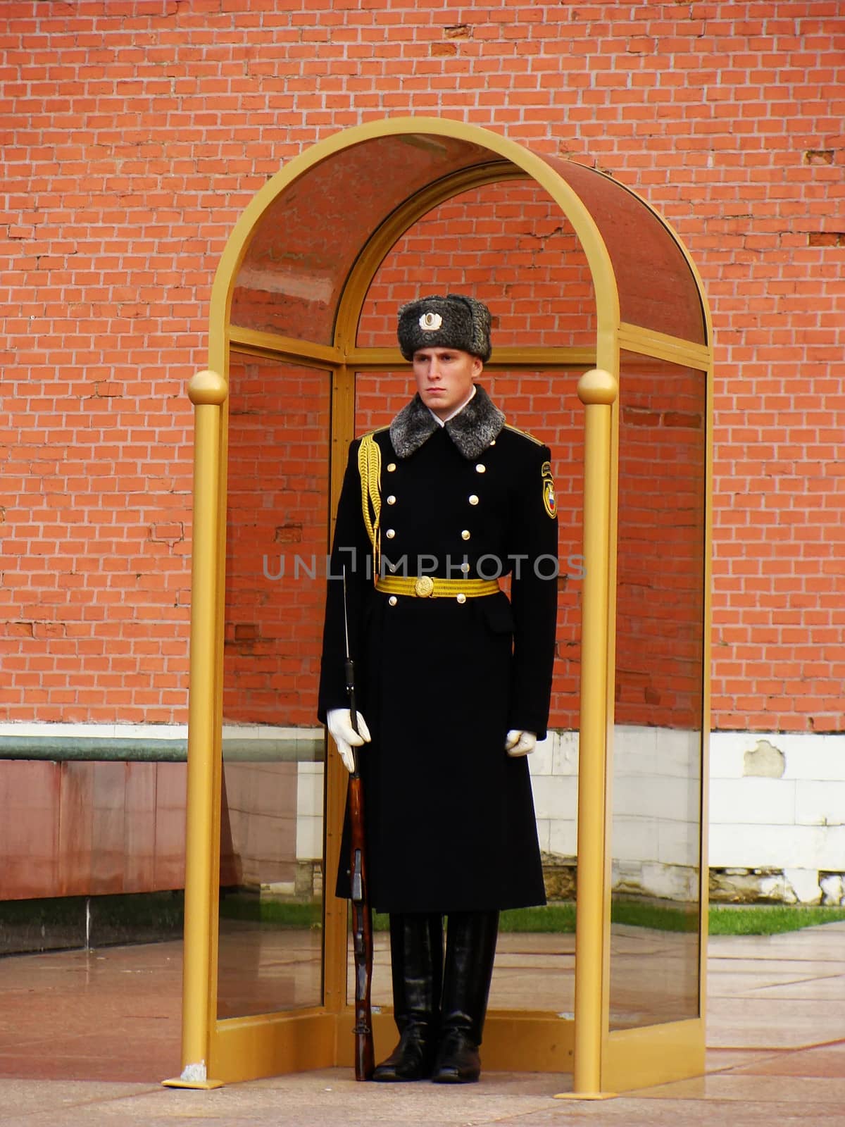 Honor Guard at Tomb of the Unknown Soldier, Moscow, Russia by donya_nedomam