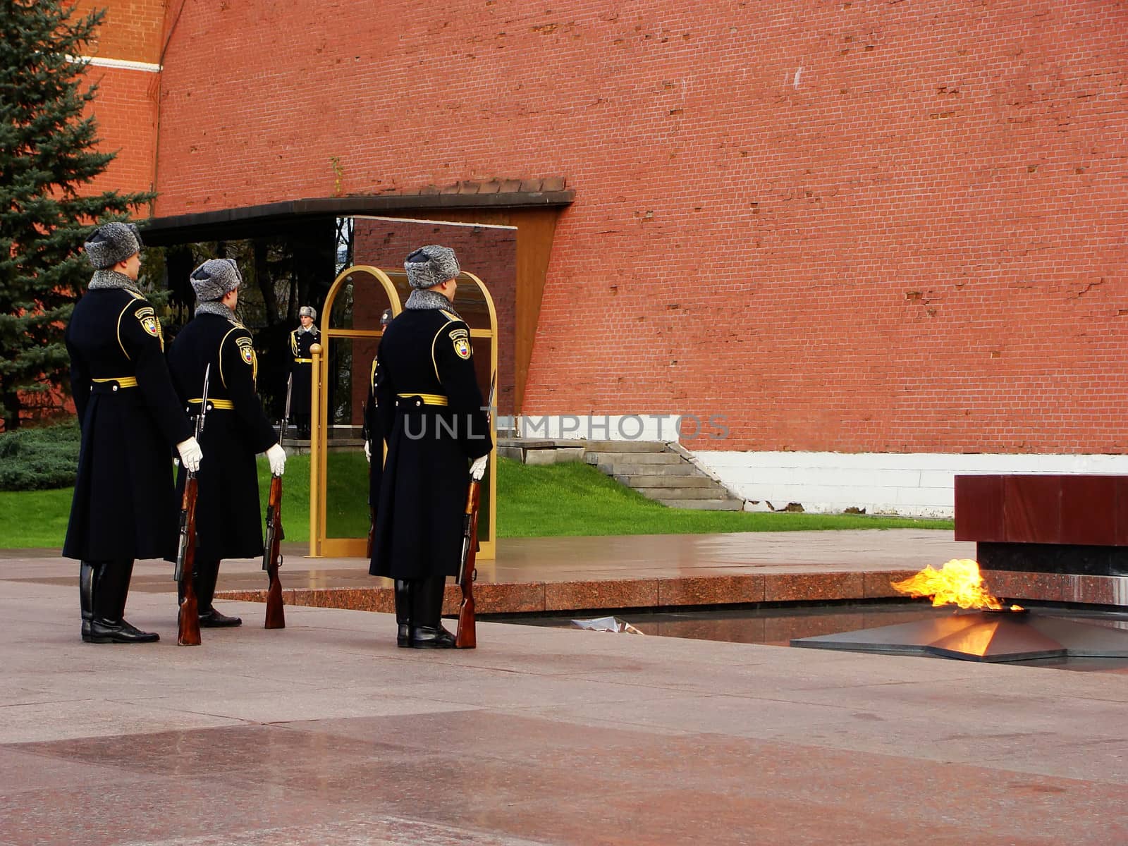 Changing of the Honor Guard Ceremony, Tomb of the Unknown Soldier, Moscow, Russia