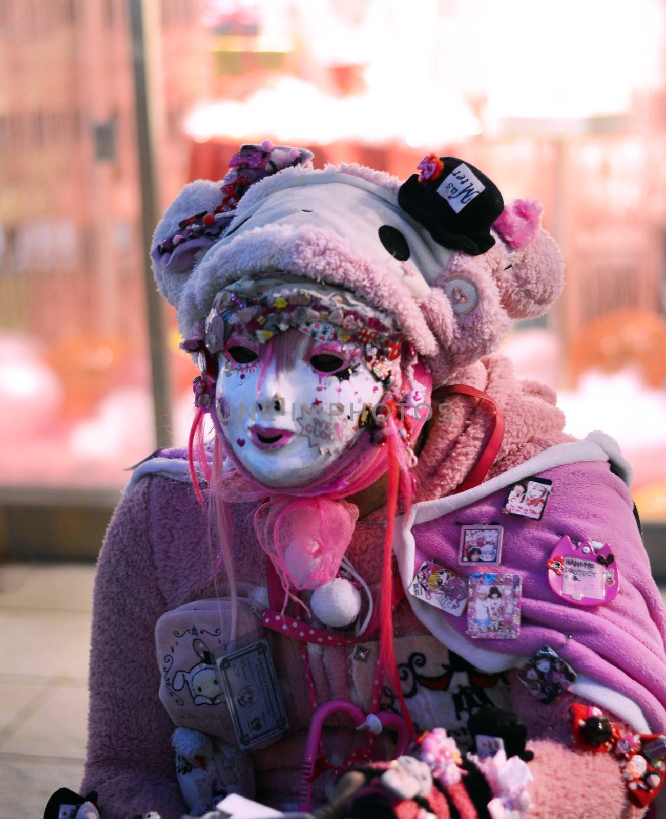 TOKYO - CIRCA NOV 24: Unidentified Japanese girl in Cosplay outfit by siraanamwong