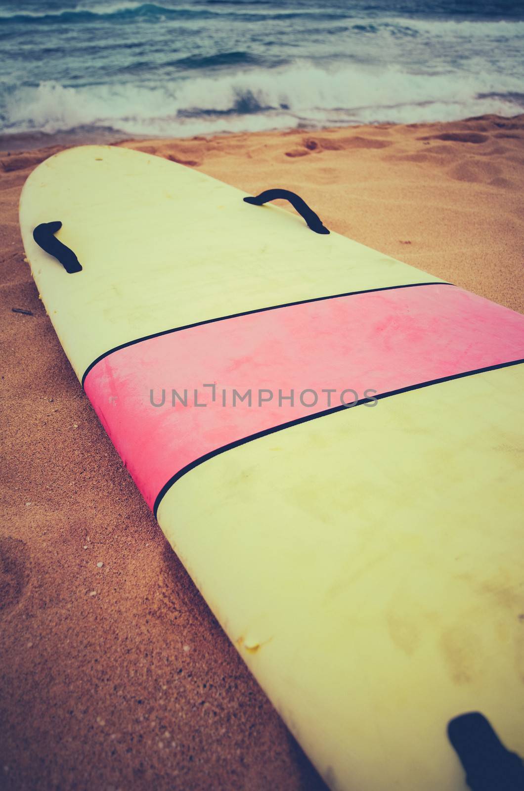 Vintage Surf Board by mrdoomits