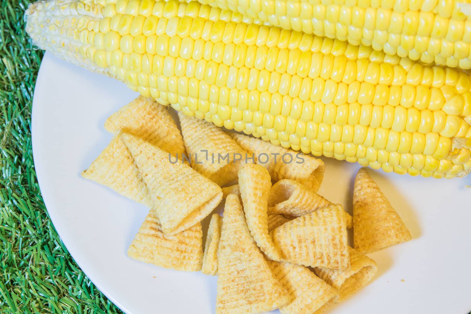 crisp corn,processed products food.