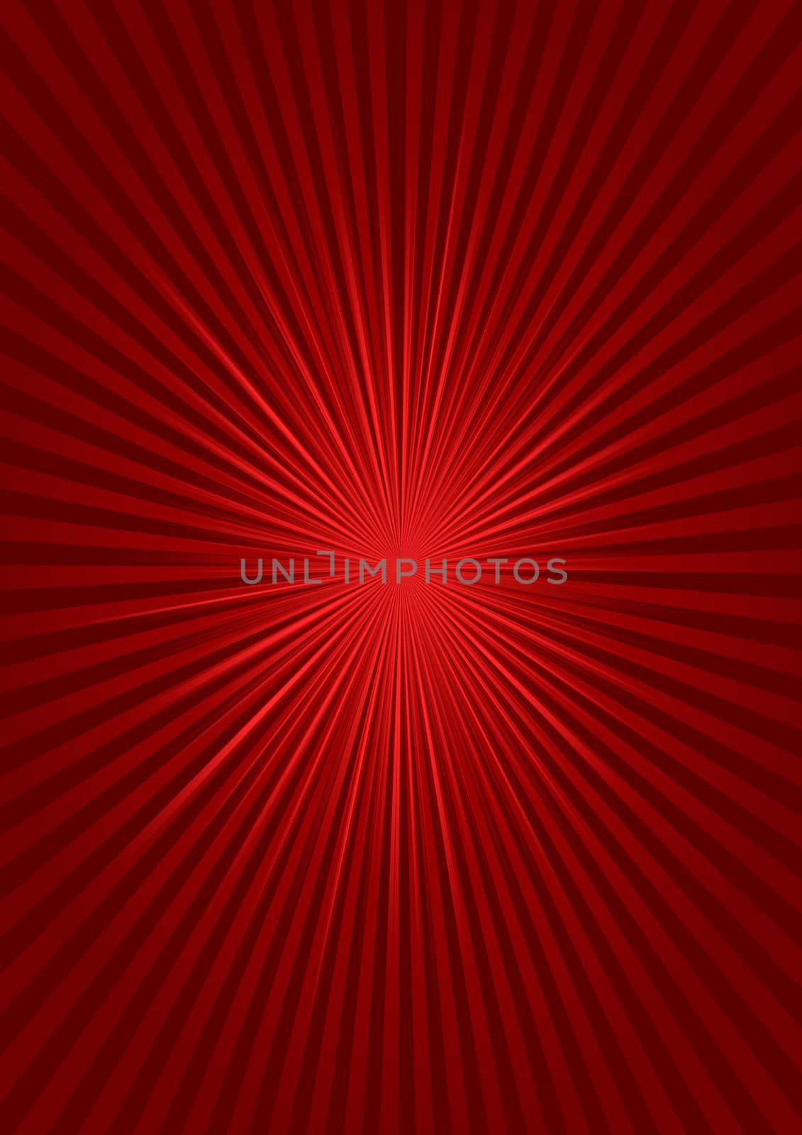 Abstract red background with sunburst by richter1910