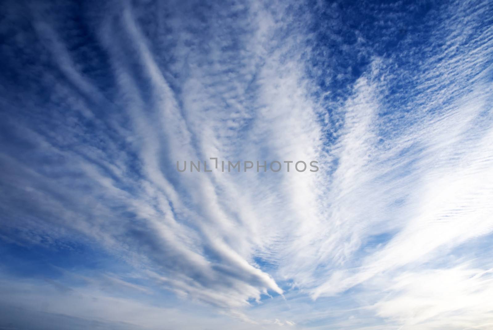 Clouds over the sea