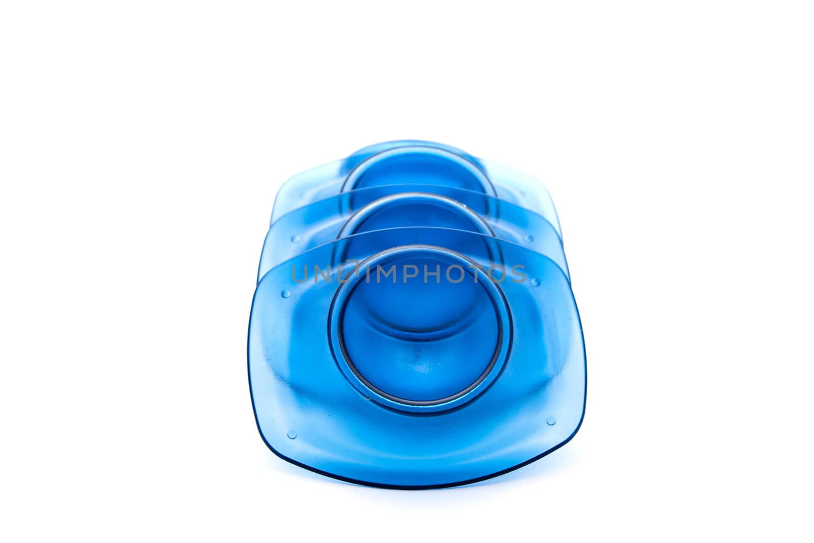 Blue Plastic Egg Cups