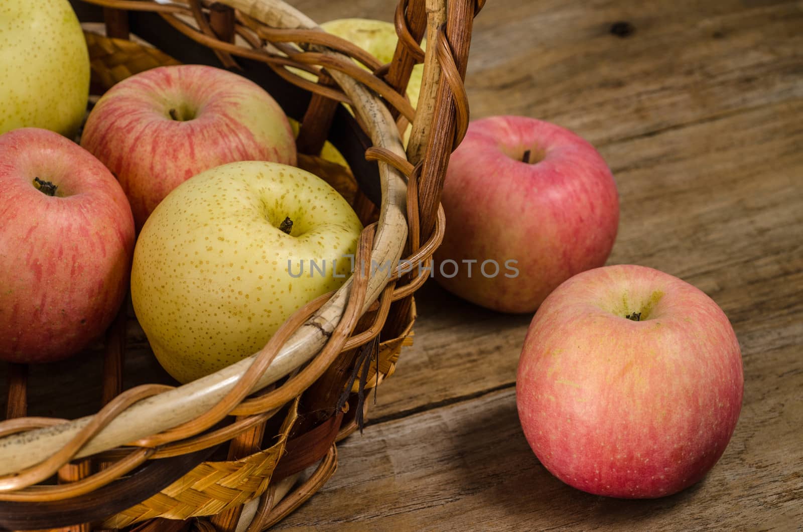 Still life with red apples by 9george