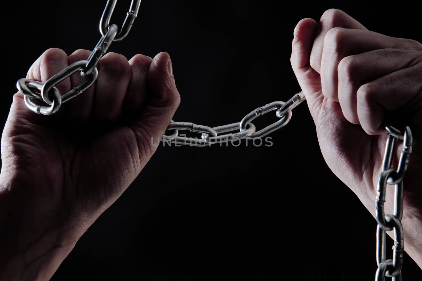 human and chains by erllre