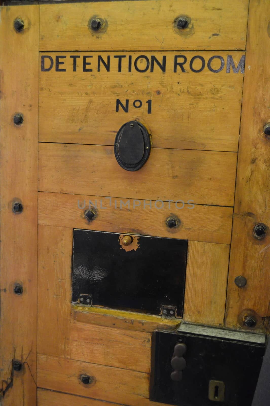 WW2 detention room used to lock up prisoner's in the UK.
