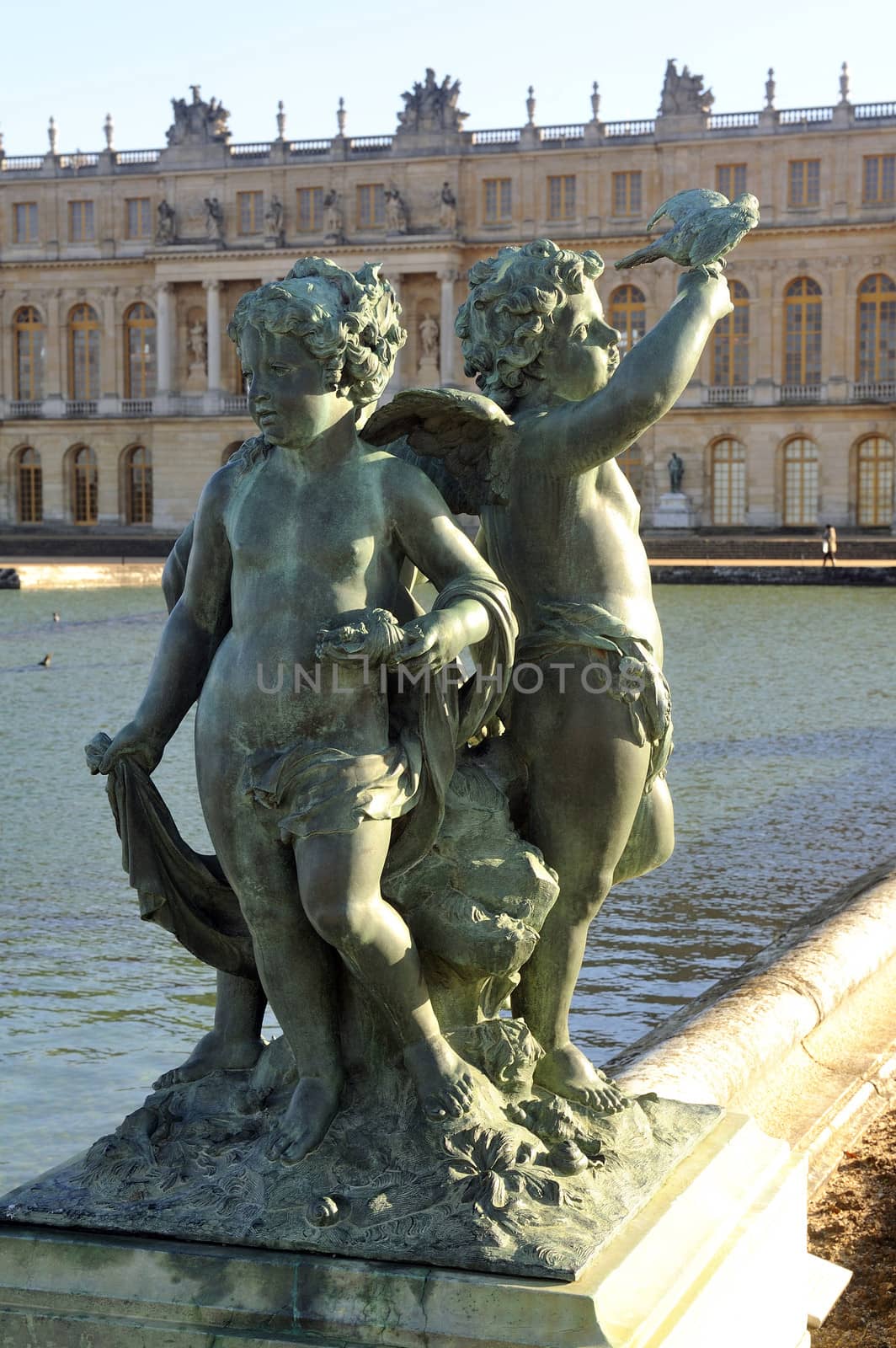 Park of castle of Versailles by gillespaire