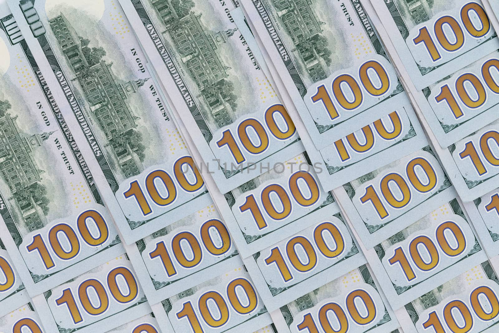 100 dollar American banknotes by coskun