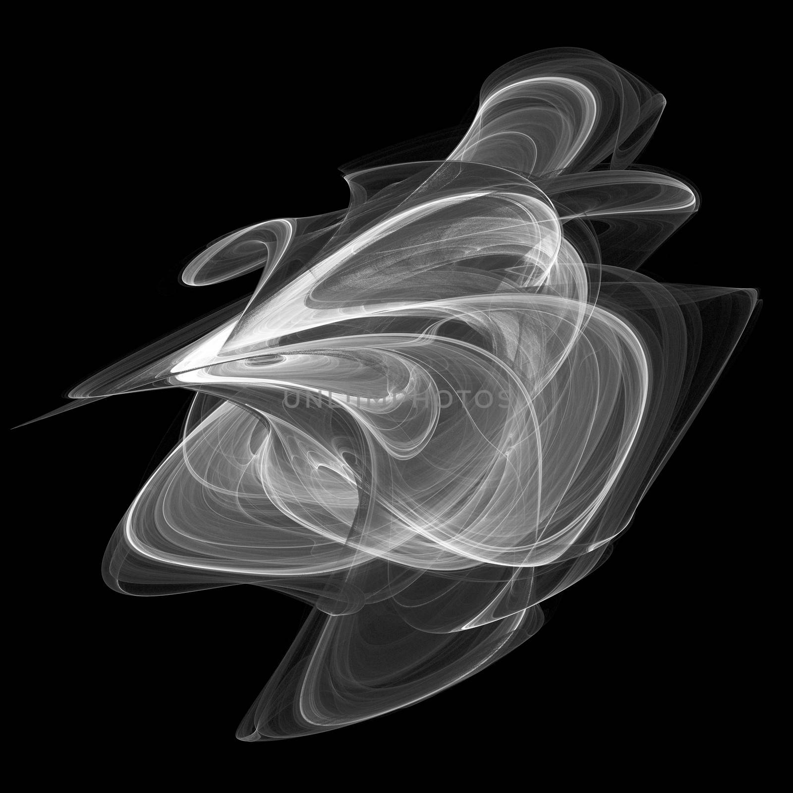 Digital Illustration of a fractal Structure
