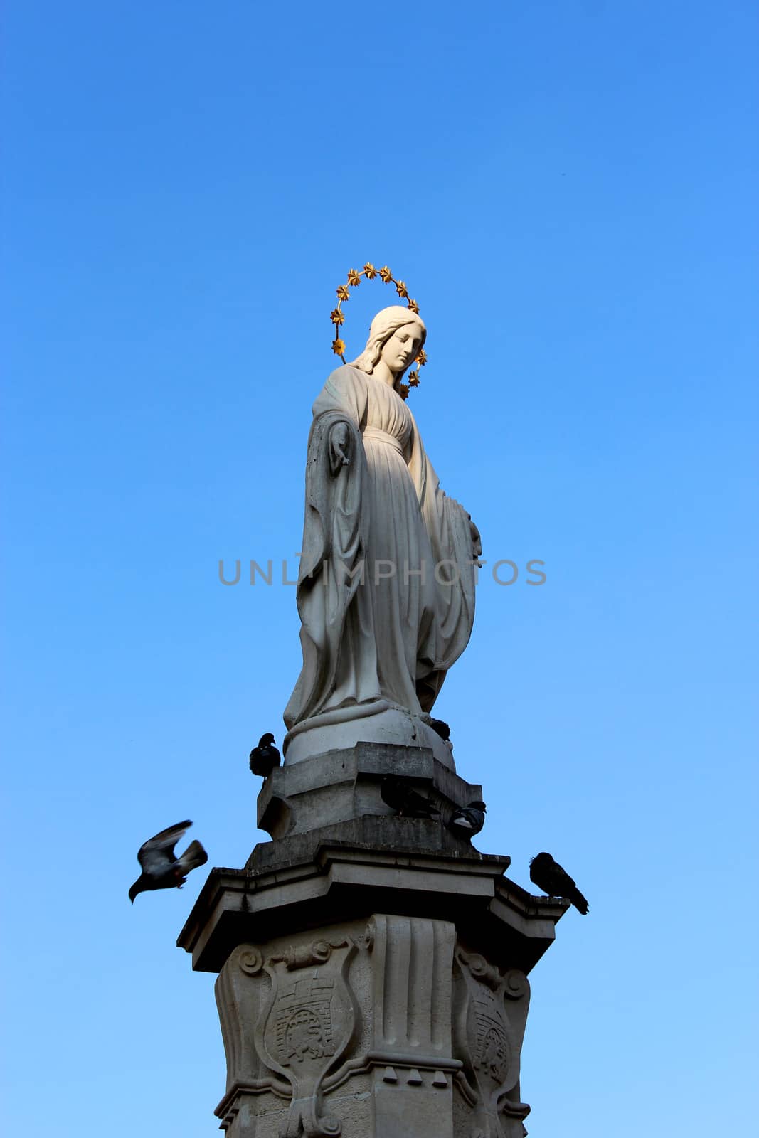 sculpture of God's mother Maria in Lvov by alexmak