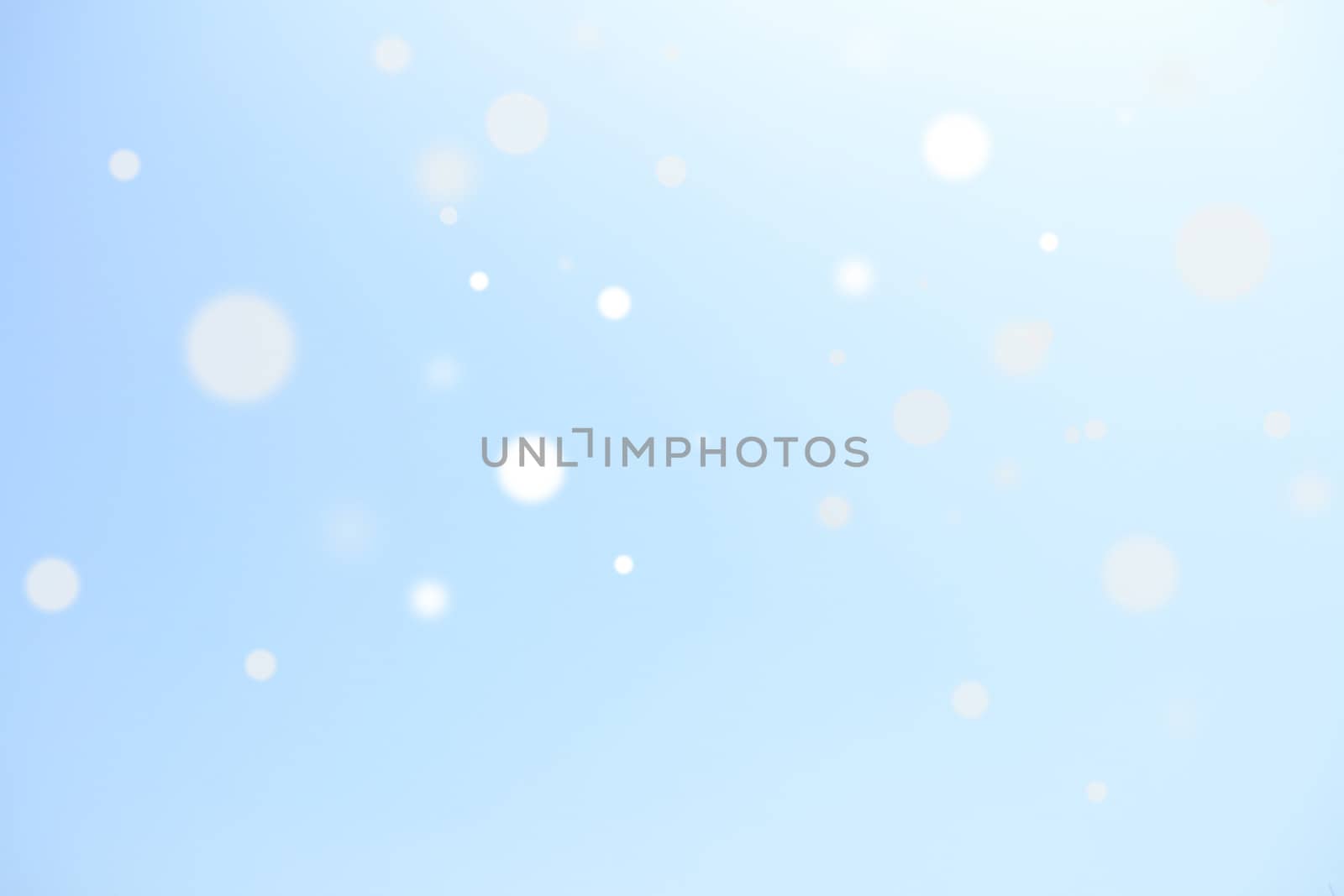 Blur snow in Light Blue background