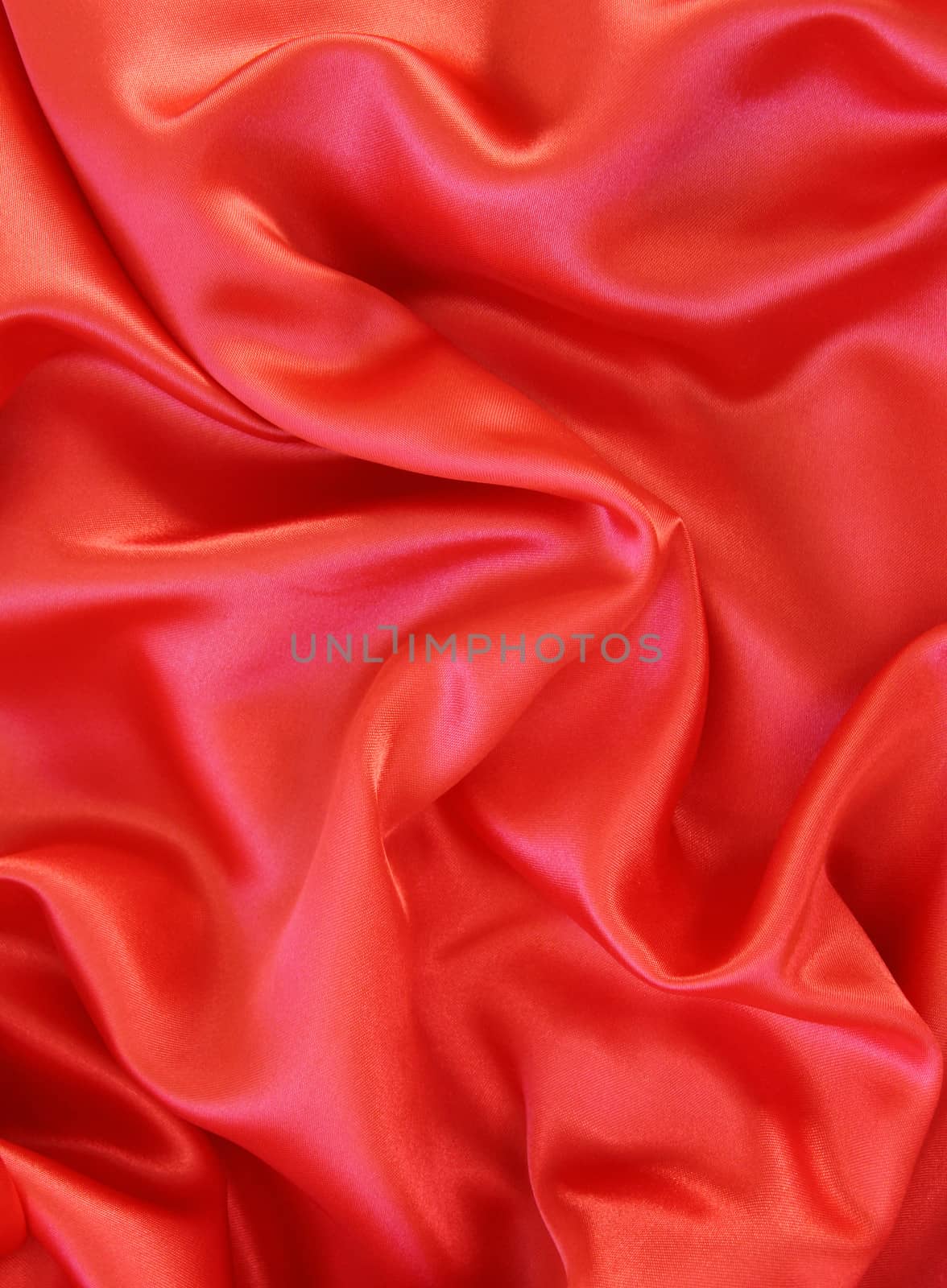 Smooth red silk can use as background 