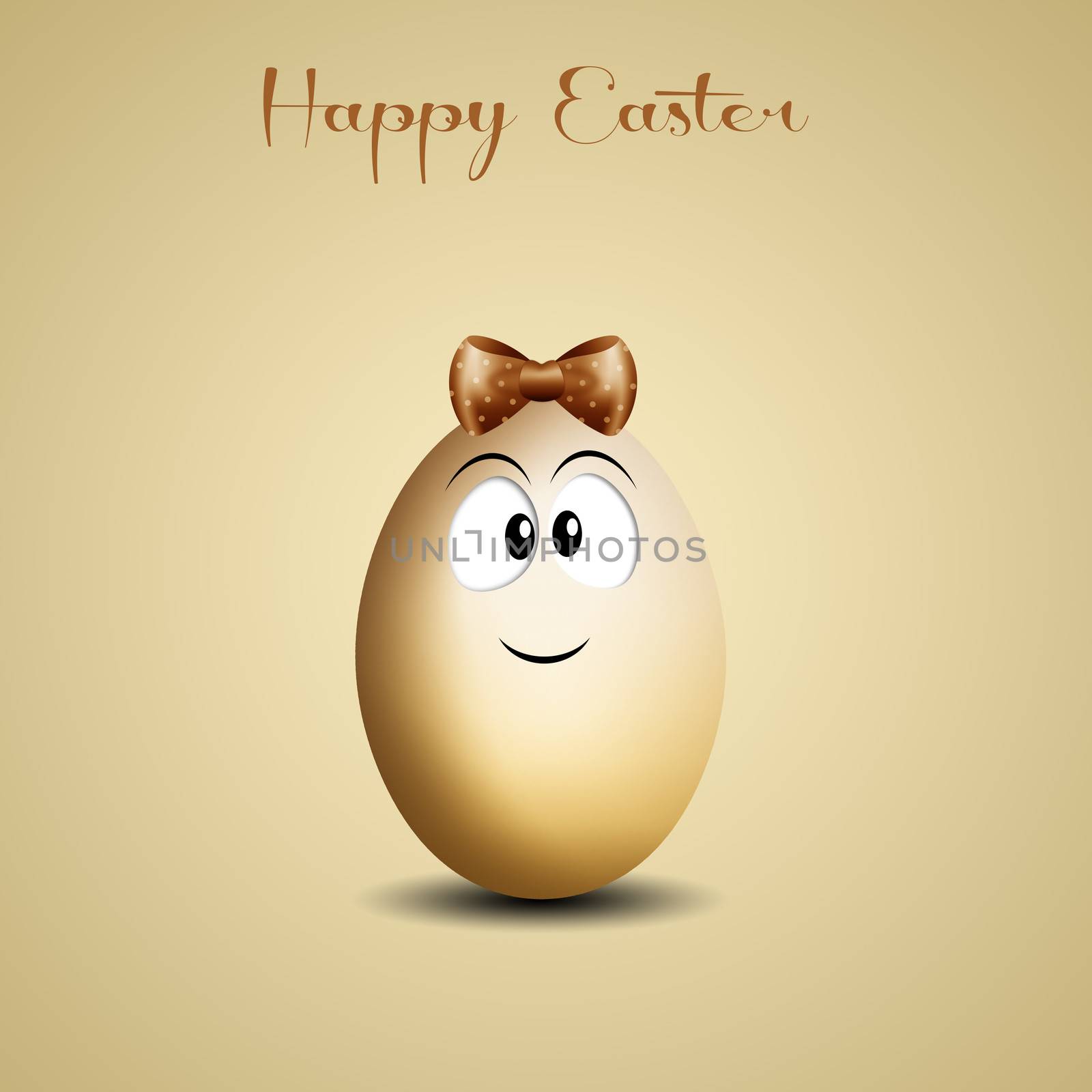 Funny egg for Happy Easter by sognolucido