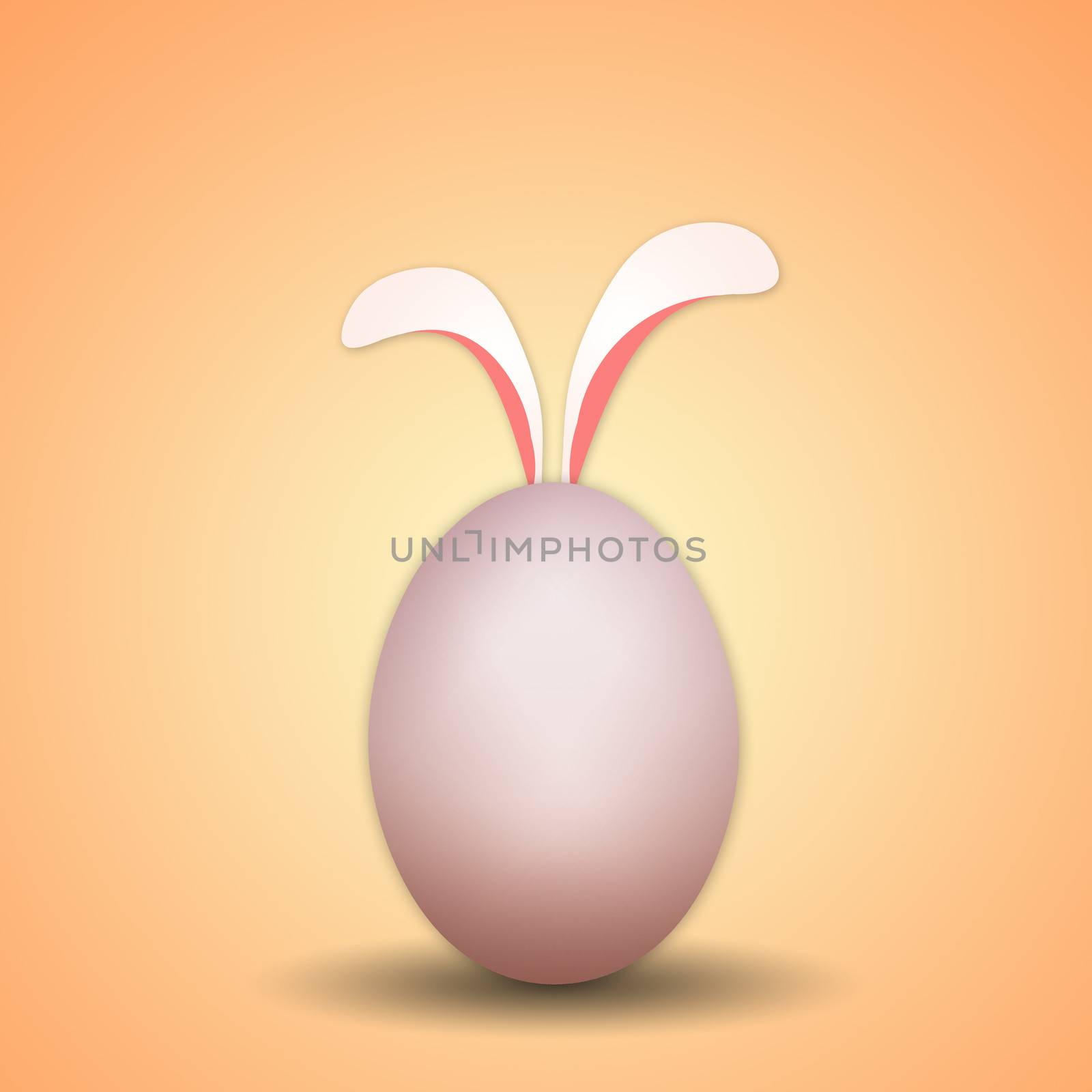 egg with rabbit ears by sognolucido